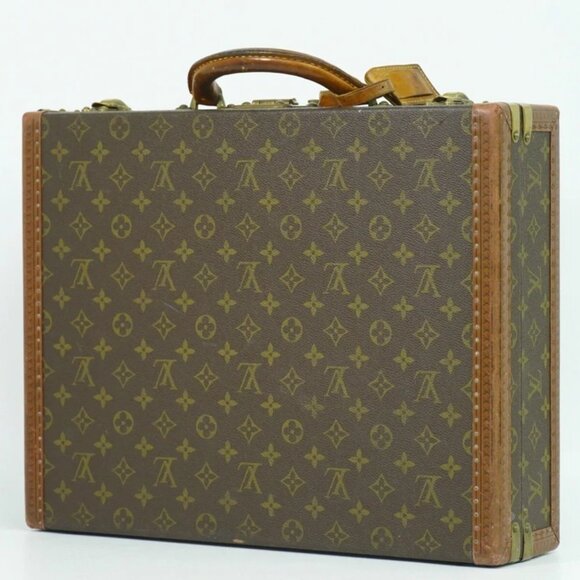 Louis Vuitton President M53012 Monogram Canvas Trunk Handbag Brown - Picture 2 of 15